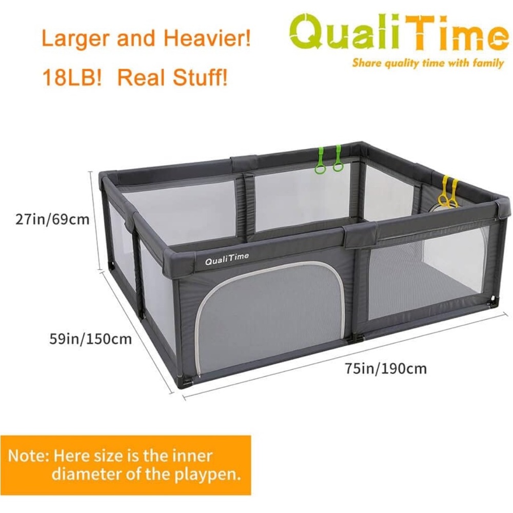 Baby Playpen, Playpens for Babies, Extra Large Playyard for Toddler